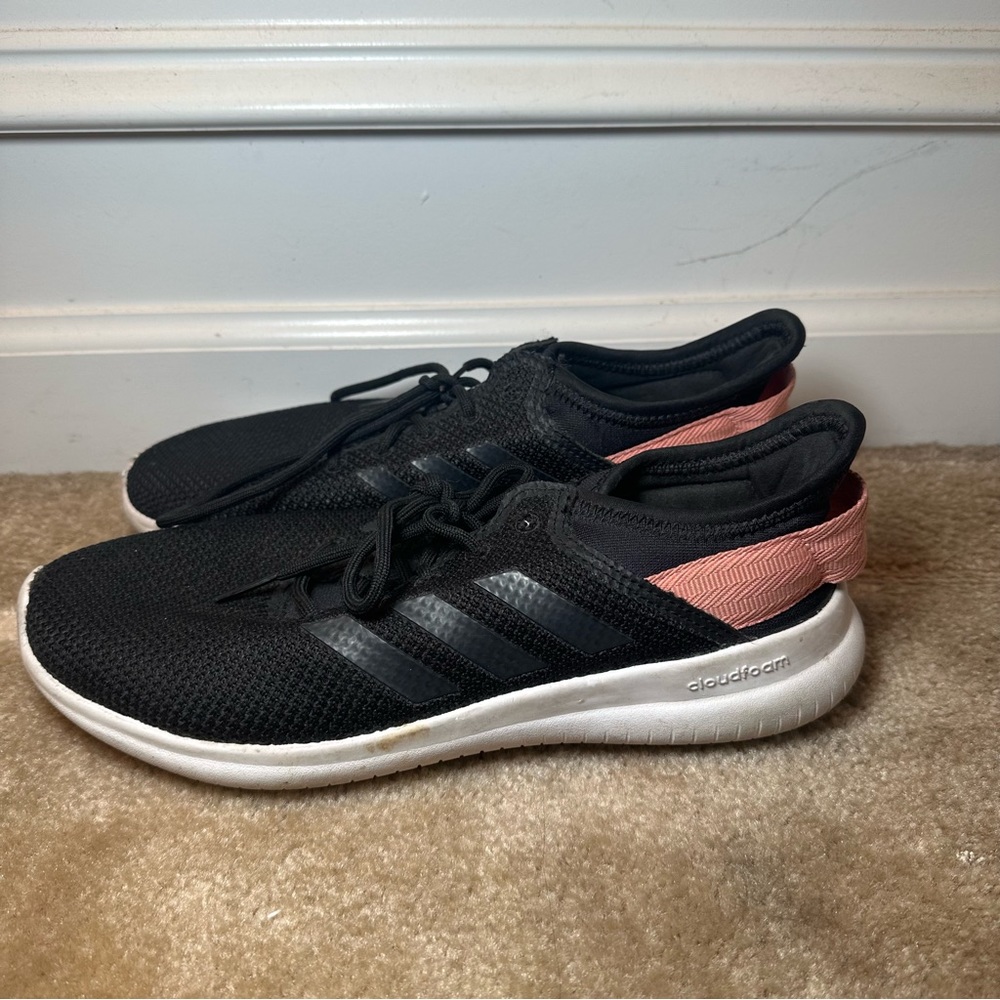 Adidas Black and pink sneakers